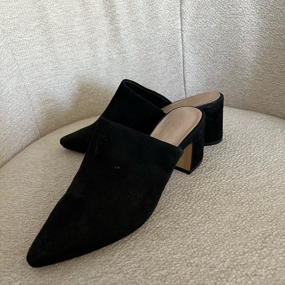 Suede Heels